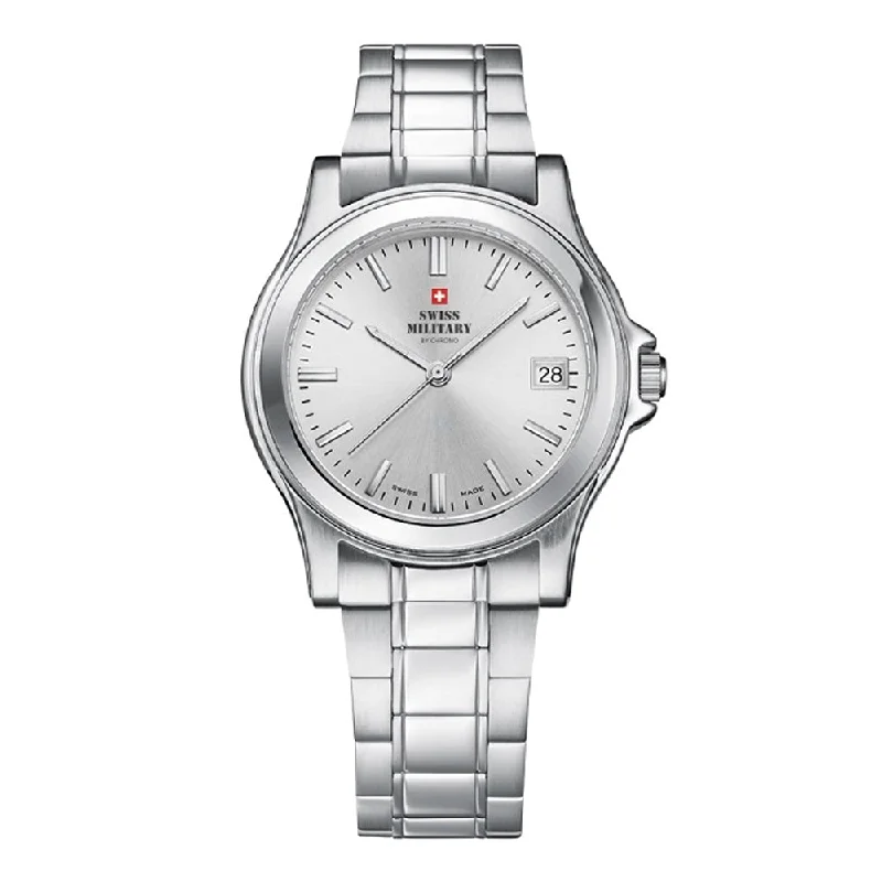 Men's Military Watches with Data Protection-Quartz 3 Hands 3-Hand 39mm Stainless Steel Band