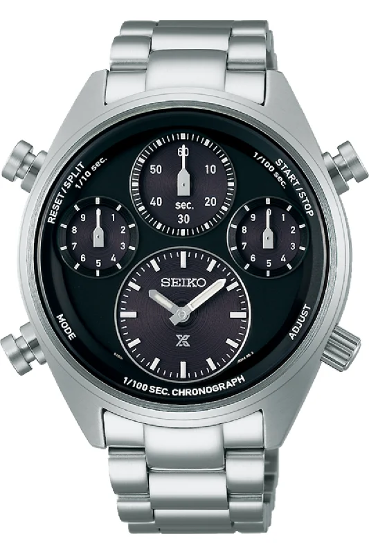 Men's Office Wear Style Dress Watches for Corporate Style-Seiko Prospex Speedtimer 1/100 Second Solar Chronograph SFJ003