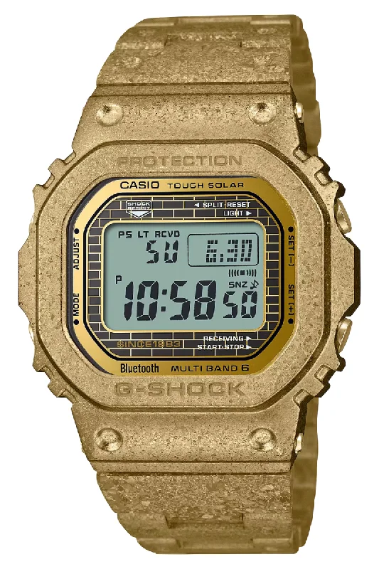 Men's Summer Design Dress Watches for Beach Weddings-G-Shock Full Metal 40th Anniversary Recrystallized Edition GMW-B5000PG-9