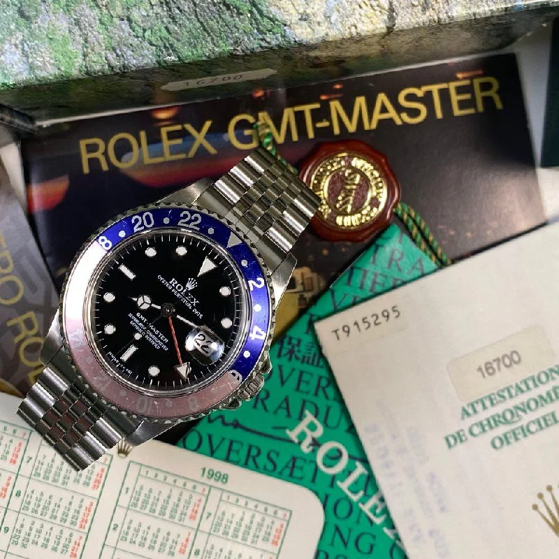 Women's Rolex Solar Powered Watches-Rolex GMT Master 16700 (1997)