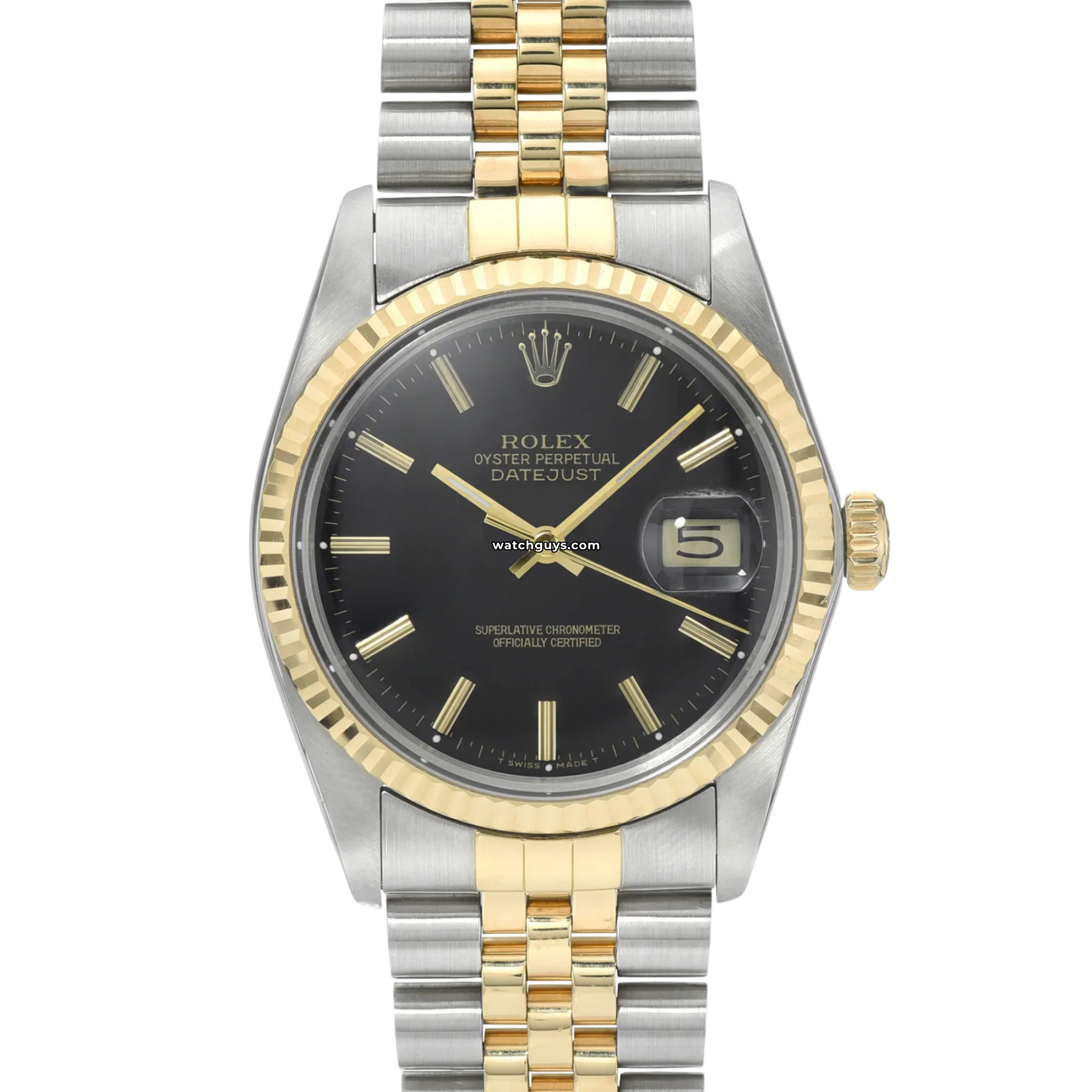 Women's Rolex Romantic Dinner Design Watches-Rolex Datejust 16013 Black