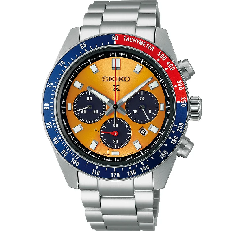 Men's Seiko Handmade Design Watches-Seiko Prospex SSC947P Speedtimer Pogue Solar Chronograph