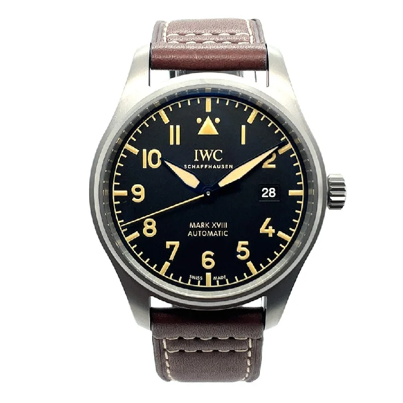 Women's Pilot Watches with Engraved Style Inspiration-IWC Pilot's Watch Mark XVIII Heritage IW327006 - ﻿New / Old Stock