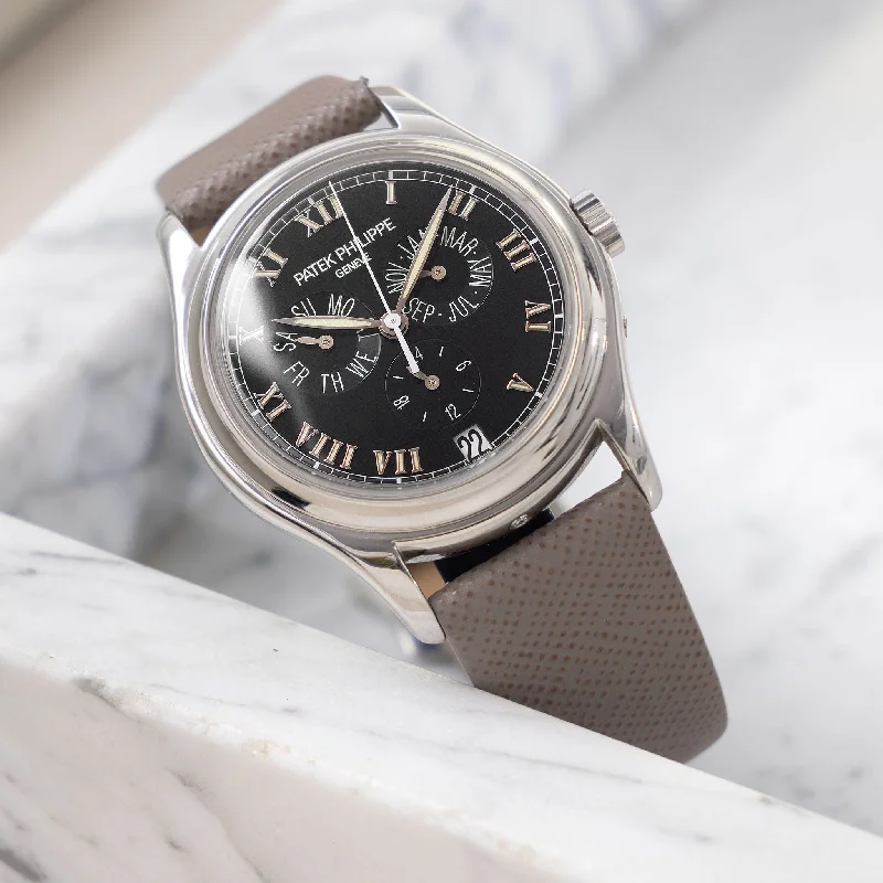 Men's Patek Philippe Watches with Minimalist Style-Patek Philippe Annual Calendar in Platinum Ref. 5035P