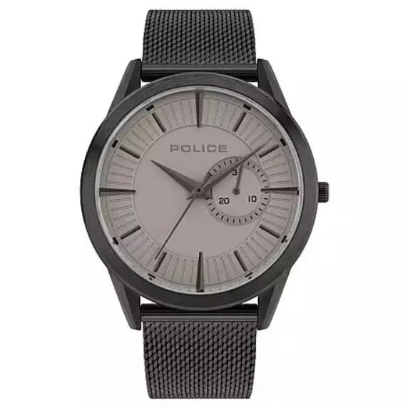 Men's Quartz Dress Watches for Everyday Wear-Police Gunmetal Helder Watch 15919JSU/79MM