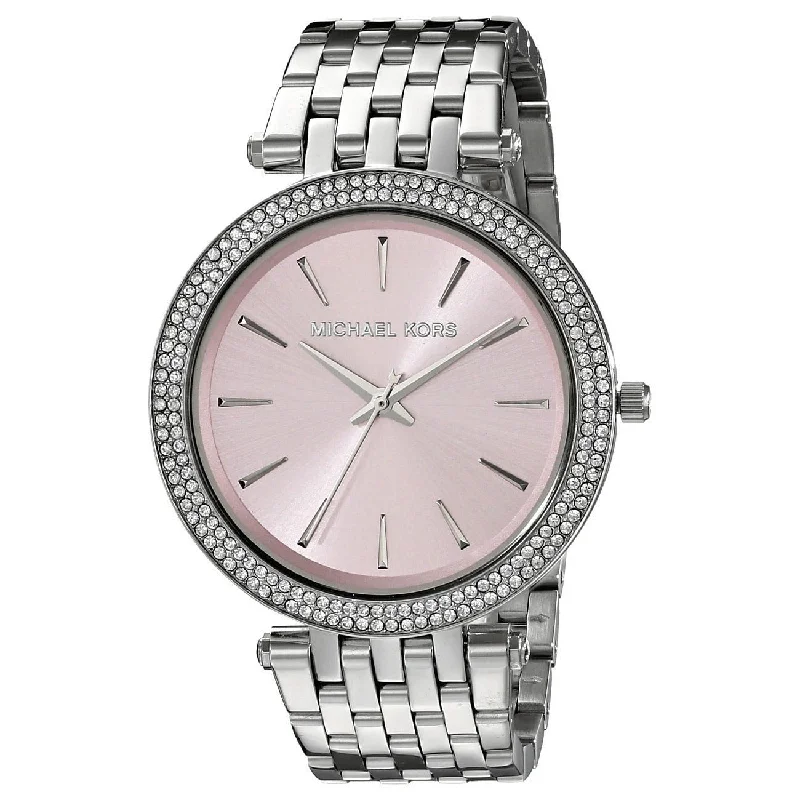 Women's Chronograph Watches for Temperature Monitoring-Michael Kors Women's MK3352 Darci Crystal Stainless Steel Watch