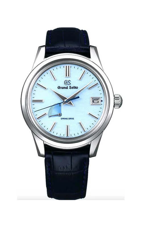 Men's Seiko European Made Style Watches-Grand Seiko Elegance "Skyflake" Spring Drive Watch SBGA407G