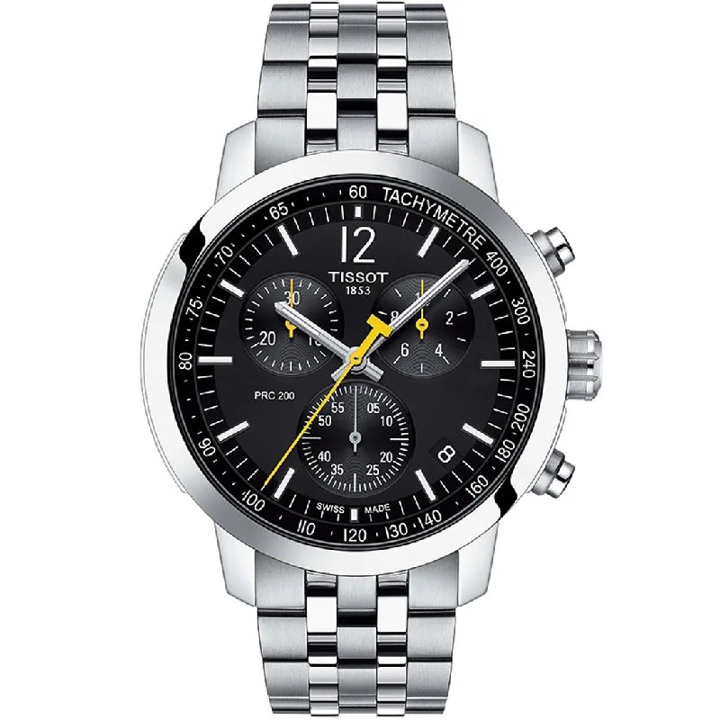 Men's Quartz Watches for UV Protection-TISSOT, PRC 200 CHRONOGRAPH