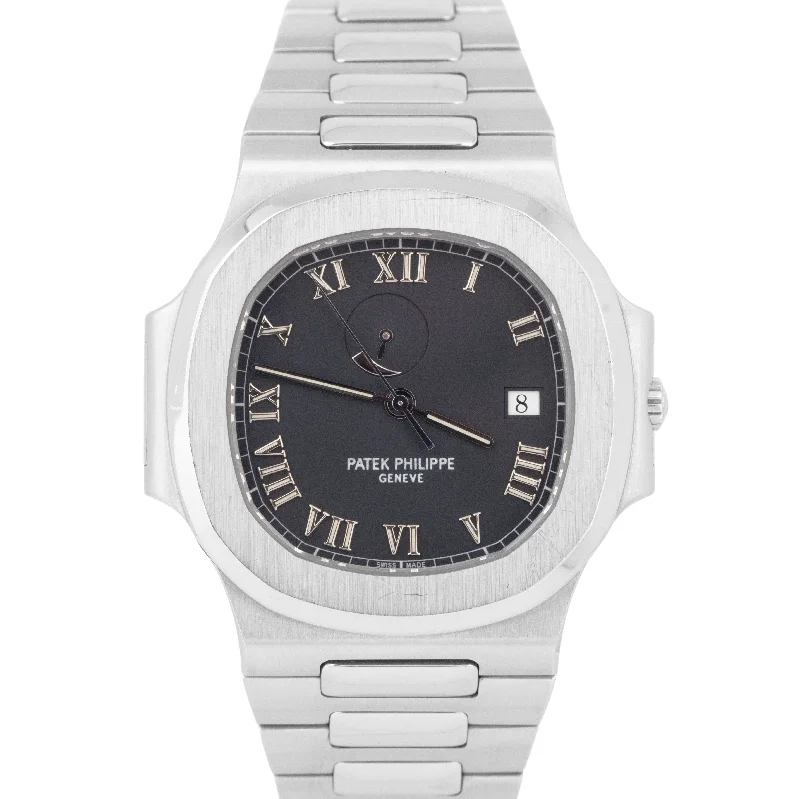 Women's Patek Philippe Business Meeting Design Watches-UNPOLISHED PAPERS Patek Philippe Nautilus Comet 3710/1A Black Roman 42mm B+P