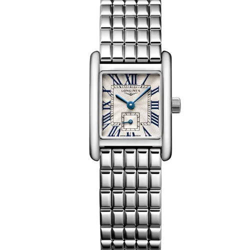 Women's Pilot Watches with Formal Event Style Inspiration-Longines Mini Dolcevita White Dial Women 21.5mm