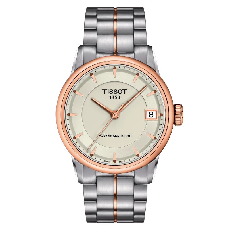 Women's Heritage Watches for Workouts-Tissot T-Classic Ivory Dial Women 33mm
