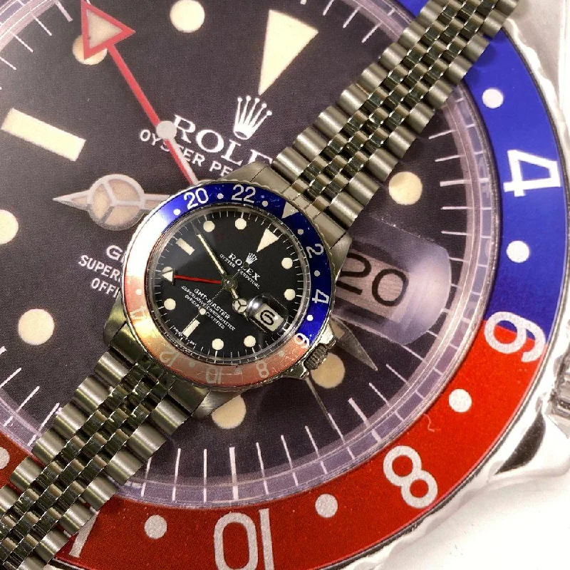 Women's Rolex Hand-Wound Watches-Rolex GMT Master 1675 (1972)
