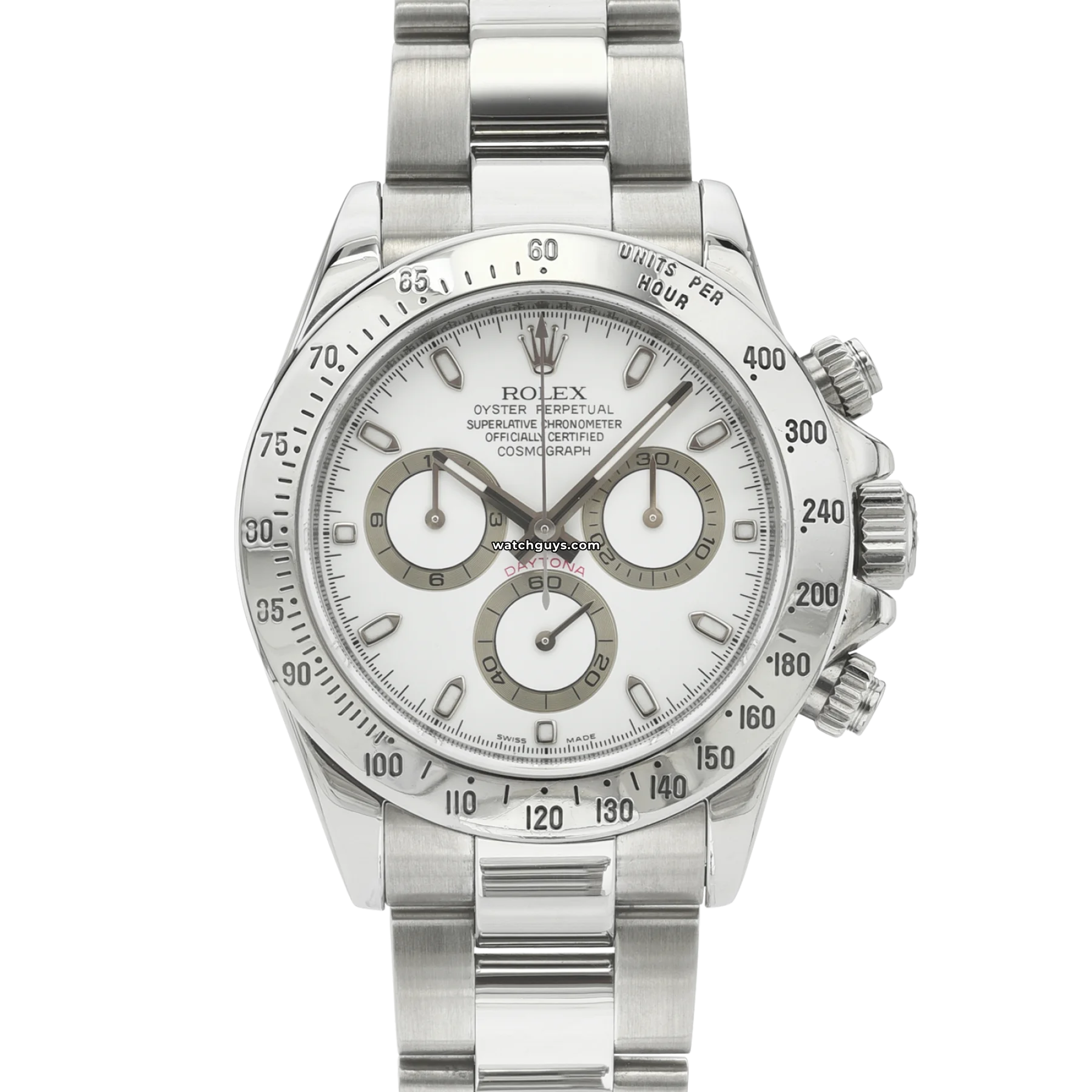Women's Rolex Large Size Watches-Rolex Daytona 116520 White