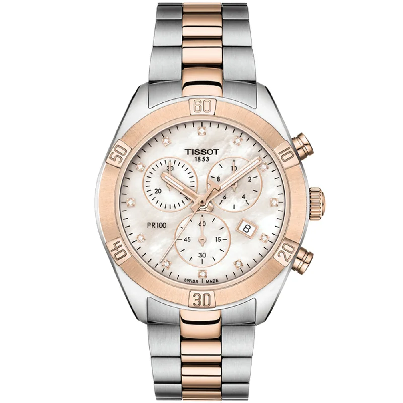 Men's Quartz Watches with Tactical Design-TISSOT, PR 100 SPORT CHIC