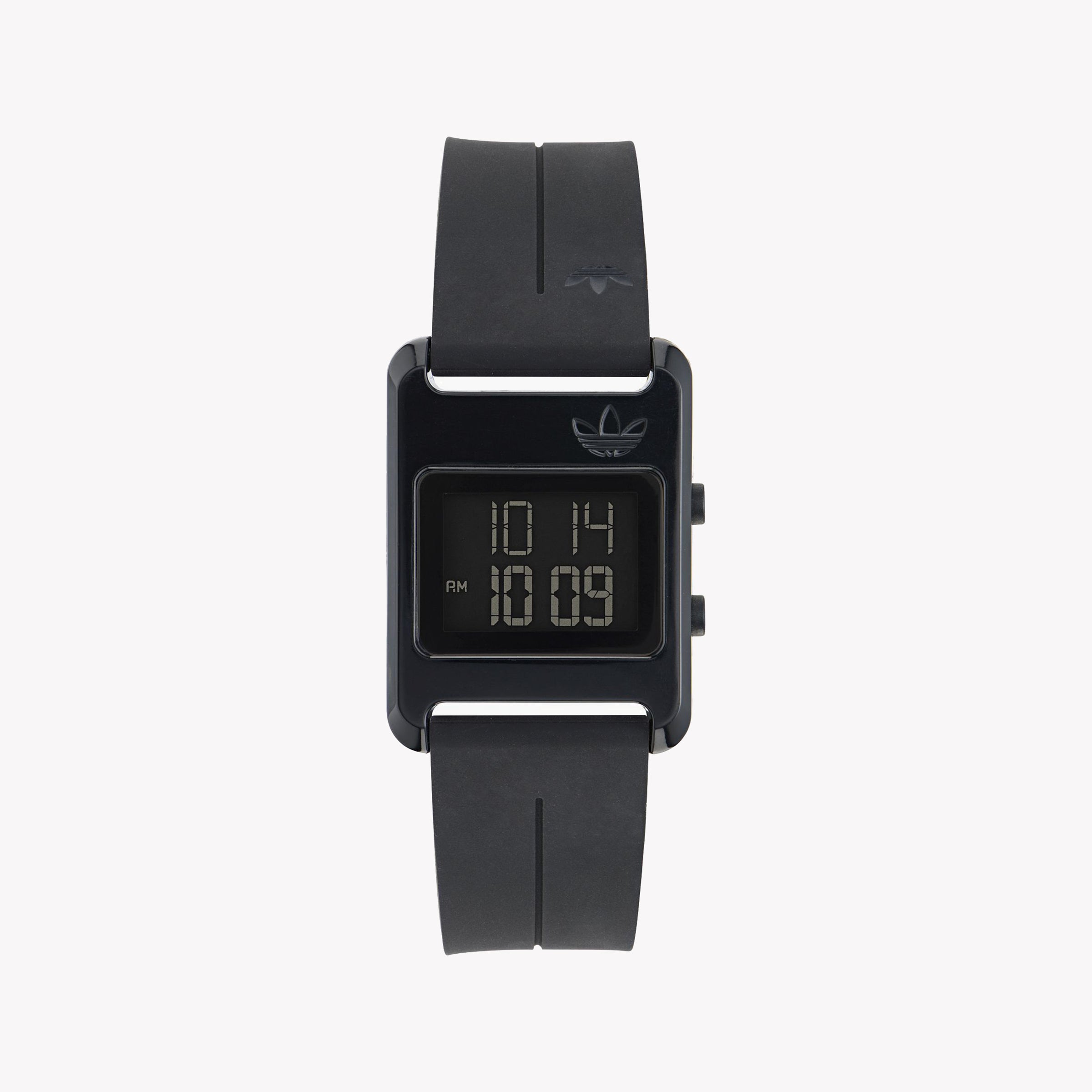 Men's Digital Watches for UV Protection-ADIDAS Unisex Black Silicone Digital Watch | AOST23568