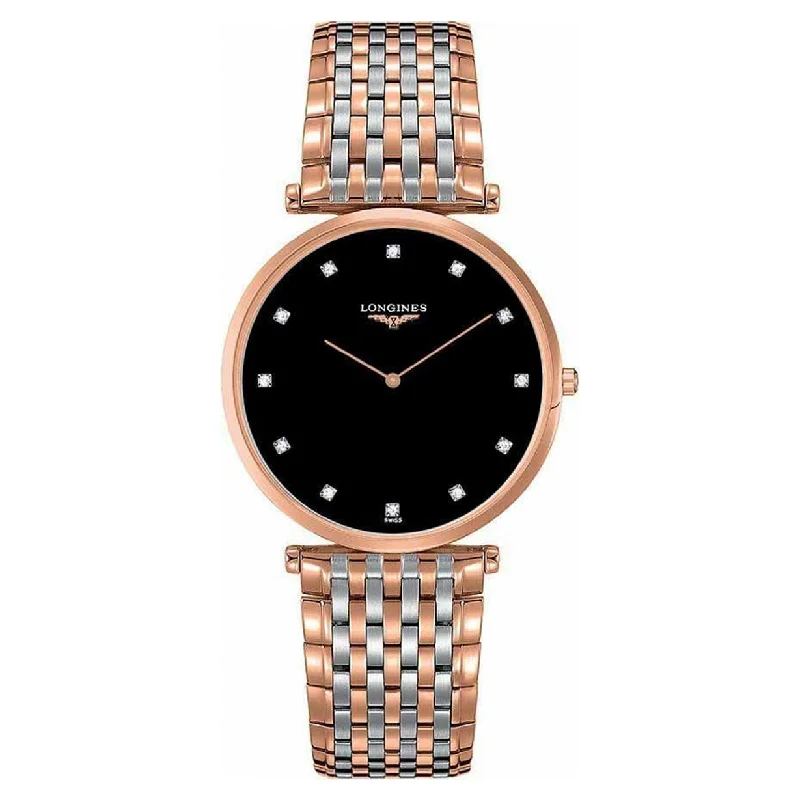 Women's Pilot Watches with Compass Calibration-Longines La Grande Classique Black Dial Women 37mm Women's Pilot Watches with Compass Calibration-Longines La Grande Classique Black Dial Women 37mm