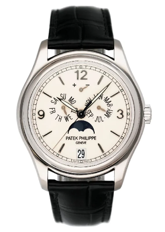 Men's Patek Philippe Perpetual Calendar Watches-Patek Philippe Annual Calendar 5146G Mens Watch Box Papers