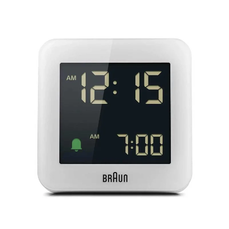 Chariot Clocks for Historical Reenactments-Braun Digital Alarm Clock BNC009WH