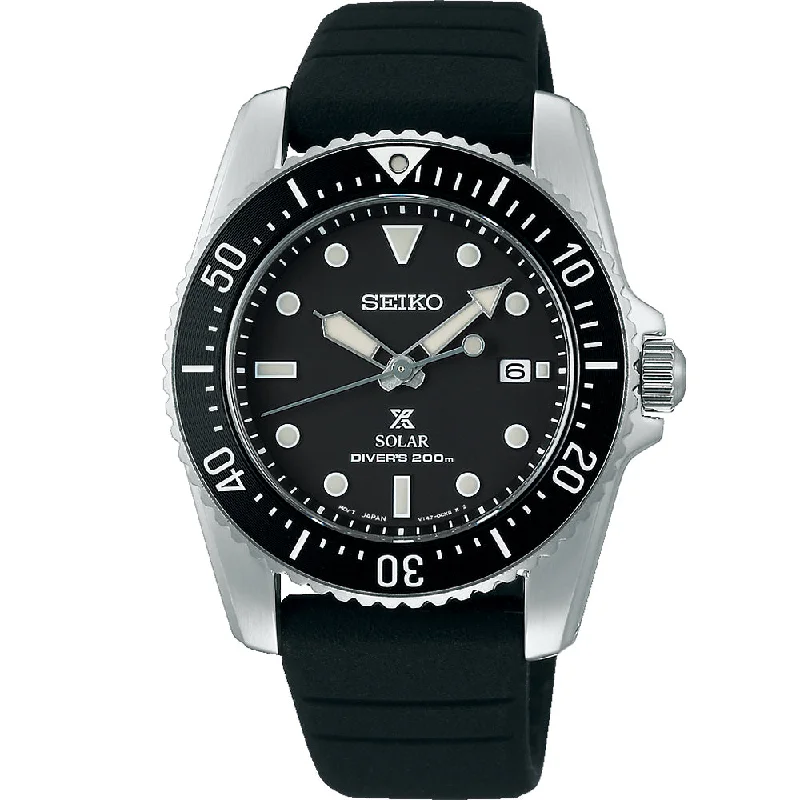 Men's Seiko Italian Made Watches-Seiko Prospex SNE573P Solar Divers Watch