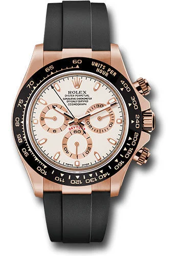 men's Rolex watches with jumping hour display -​Rolex - Daytona - Everose Gold - Oysterflex Bracelet