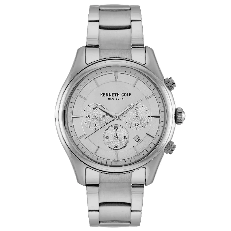 Kenneth Cole Men's Silver Watch KC50946001