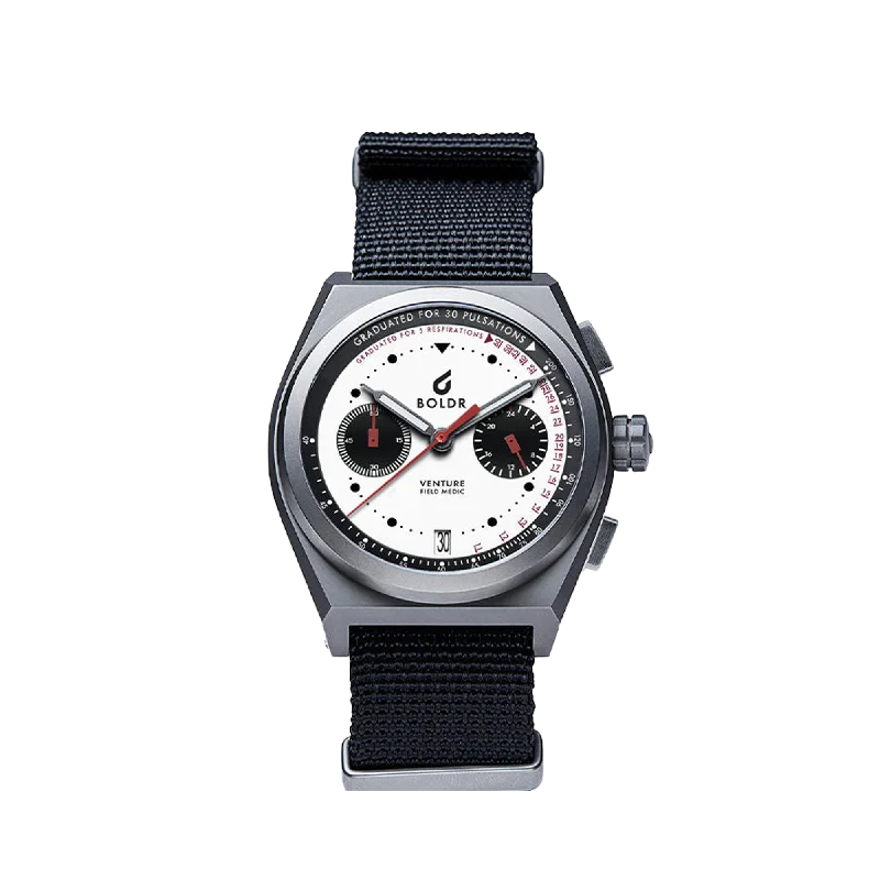 Women's Chronograph Watches for Travelers-BOLDR Field Medic II