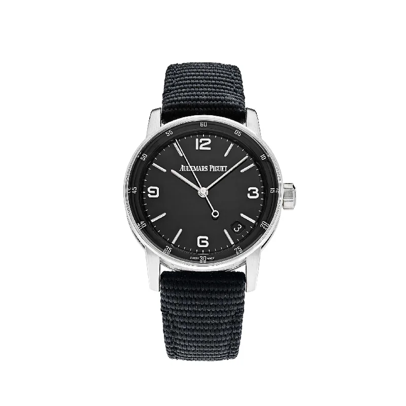 Men's Audemars Piguet Asian Made Watches-Audmemars Piguet Code 11.59 15210BC.OO.A002CR.01 White Gold Black Dial
