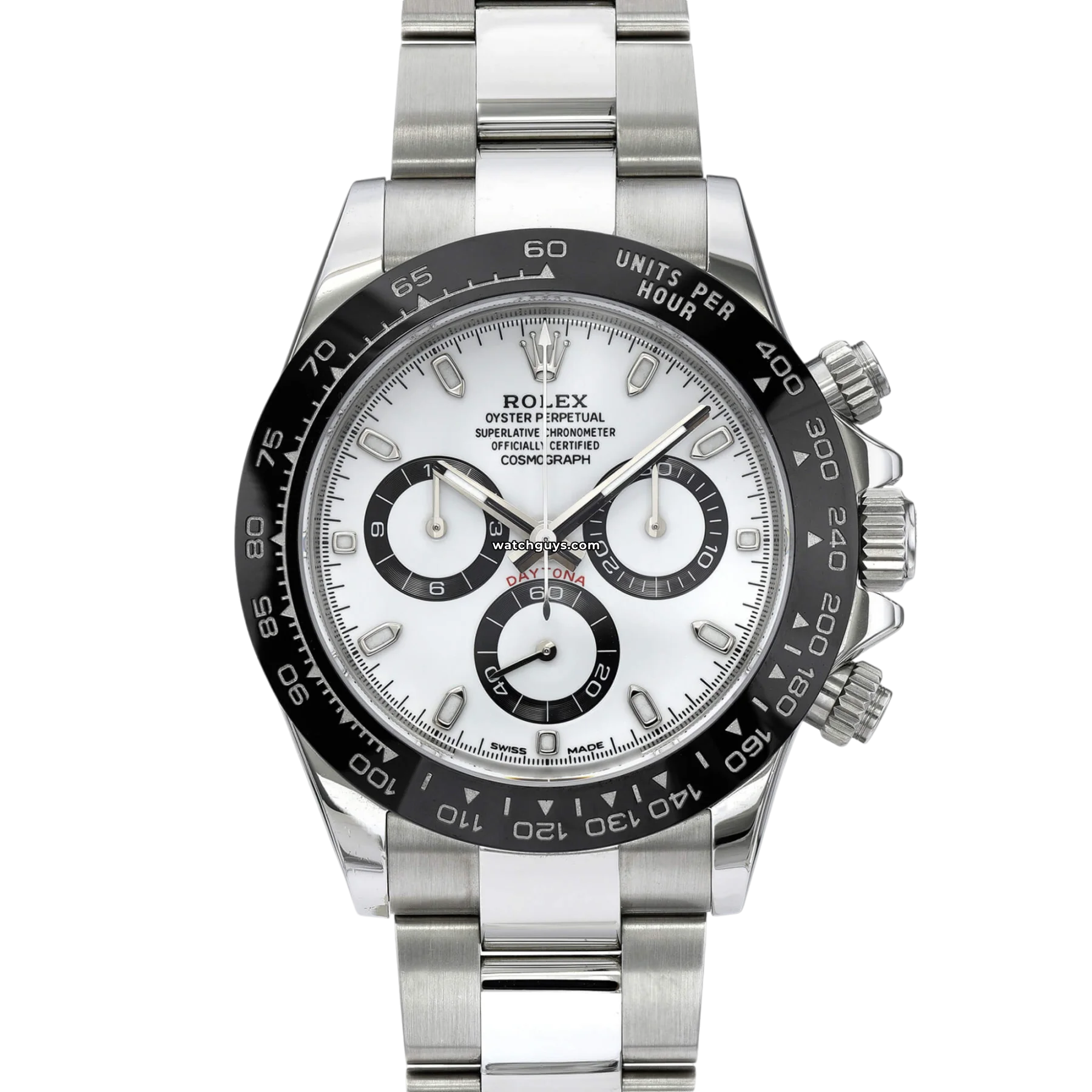 Women's Rolex Square Case Watches-Rolex Daytona 116500LN White