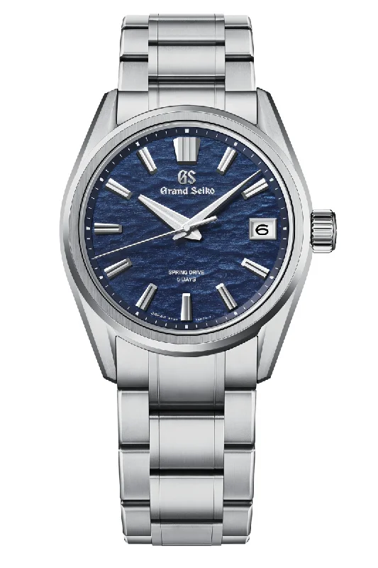 Men's Hand-Wound Design Dress Watches for Traditional Craftsmanship-Grand Seiko Evolution 9 Spring Drive 'Lake Suwa' SLGA019