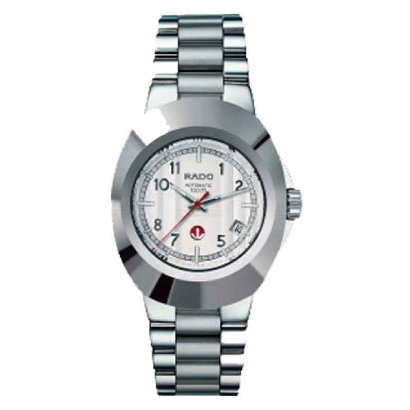 Men's Chronograph Watches for Customization-Rado Men's R12637013 Original Stainless Steel Watch