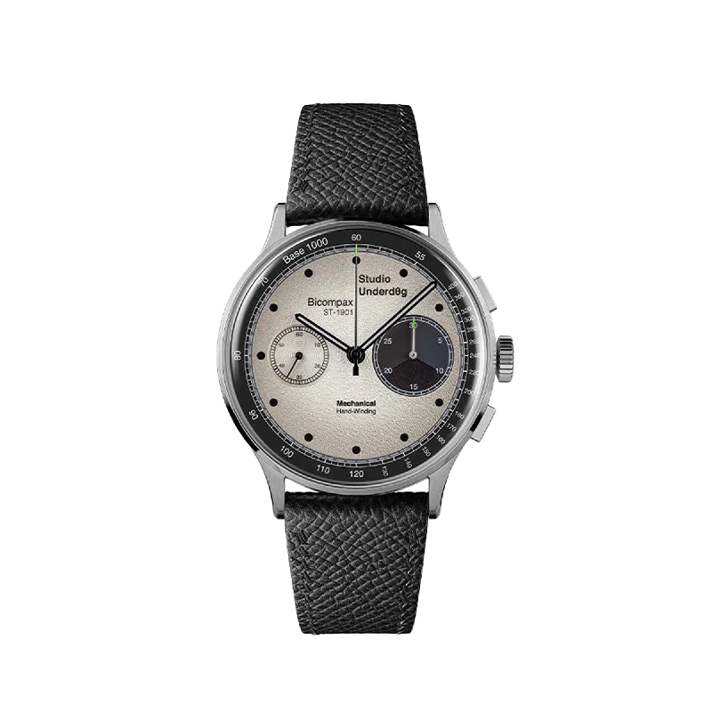 Women's Chronograph Watches with Pilot's Watch Design-Studio Underd0g 01 SERIES Go0fy Panda
