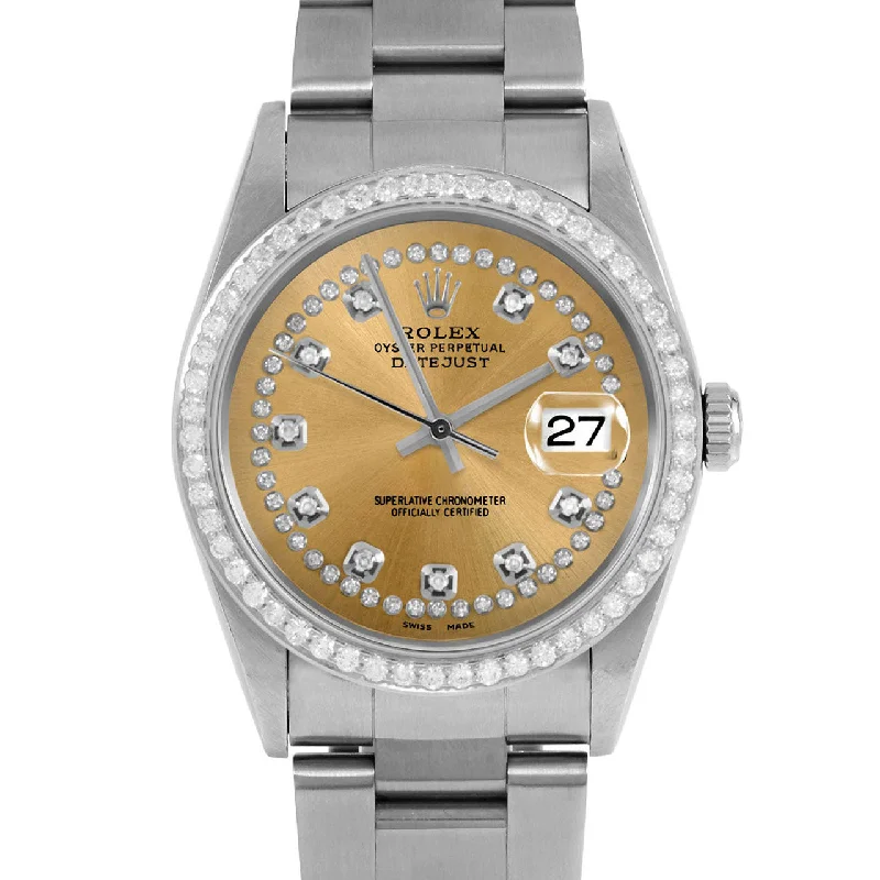 How to adjust the bracelet on a Rolex GMT-Master II -Rolex Datejust 36mm | 16234-CHM-STRD-BDS-OYS