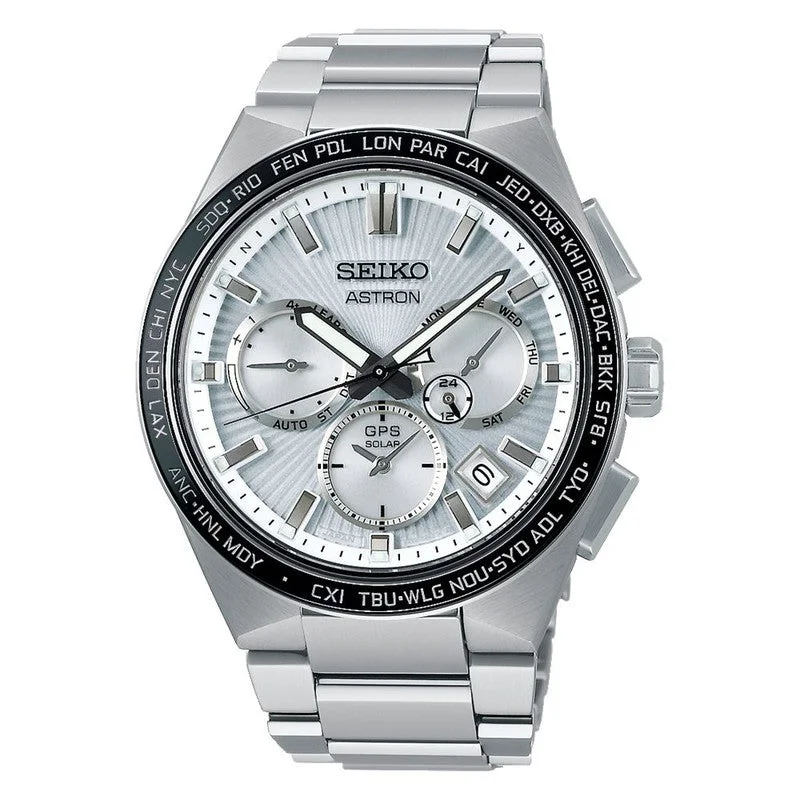 Women's Chronograph Watches with Anniversary Edition-Seiko Astron GPS Solar Chronograph - SSH117J1