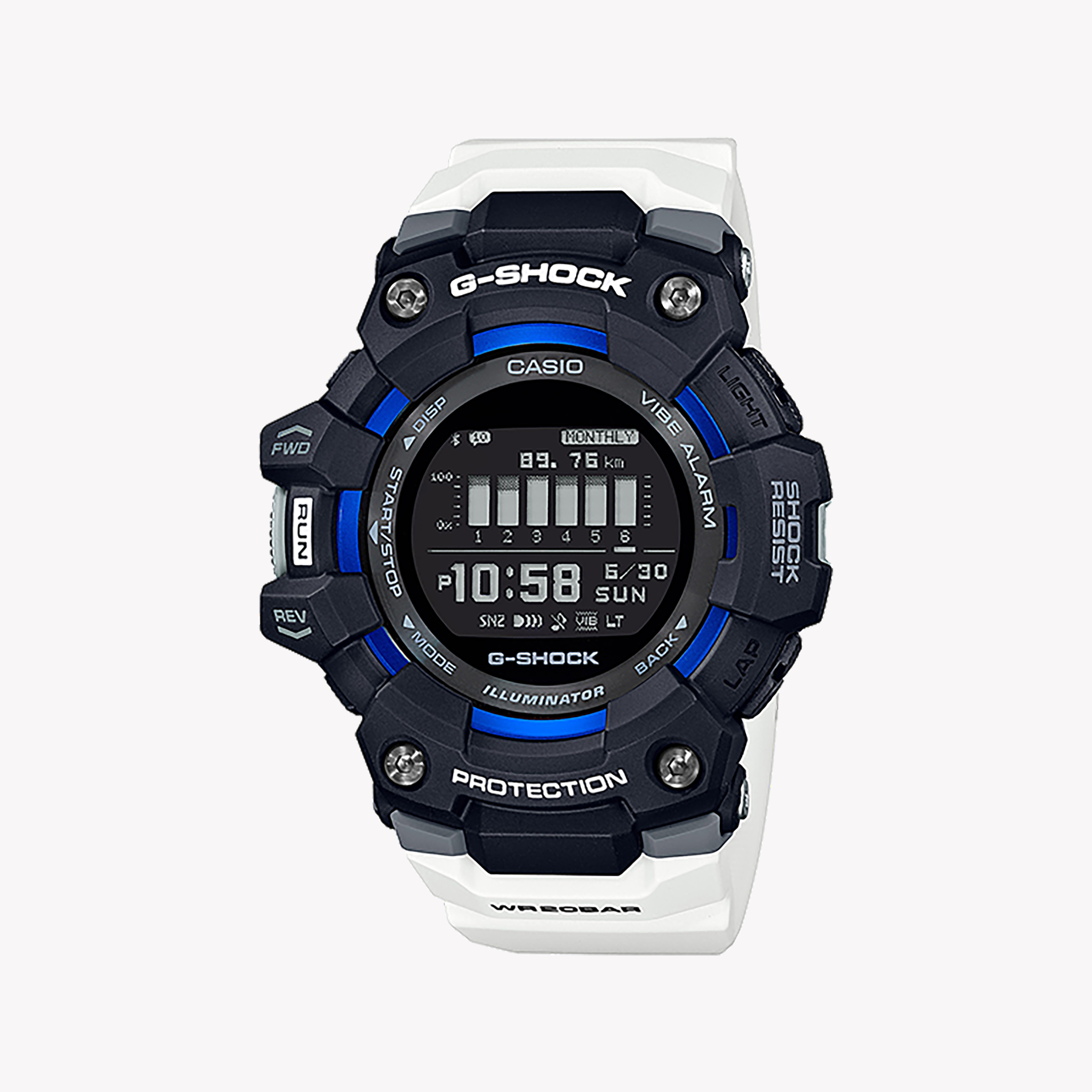Men's Digital Watches for Adventure Seekers-CASIO G-SHOCK GBD-100-1A7DR ADVENTURE READY - MEN'S SPORTY SMARTWATCH WITH BLUETOOTH CONNECTIVITY