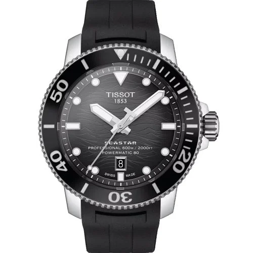 Women's Heritage Watches for Pilots-Tissot T-Sport Graded Grey & Black Dial Men 46mm
