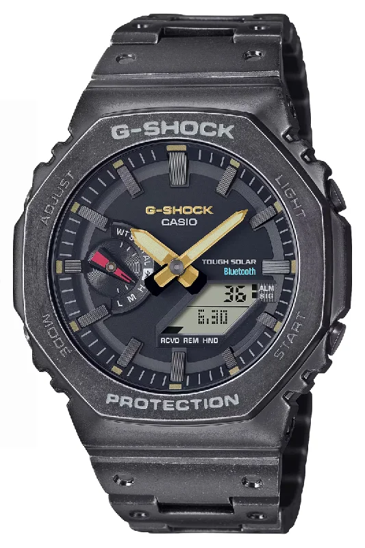 Men's Personalized Style Dress Watches for Unique Messages-G-Shock Full Metal 'CasiOak' 40th Anniversary Porter Limited Edition GM-B2100VF-1A