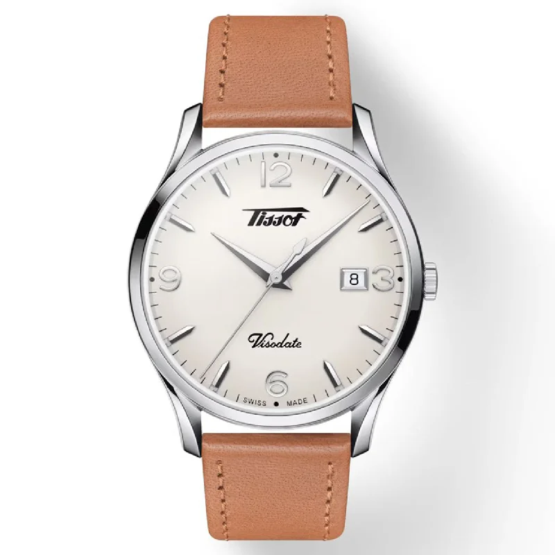 Women's Heritage Watches with Barometer Calibration-Tissot Heritage Silver Dial Men's watch 40mm