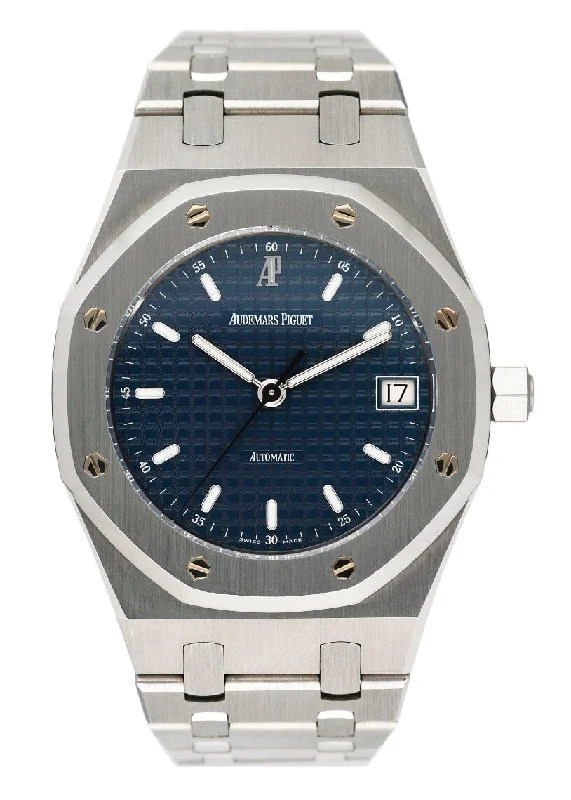 Men's Audemars Piguet Large Size Style Watches-Audemars Piguet Royal Oak 14790ST Blue Dial Mens Watch