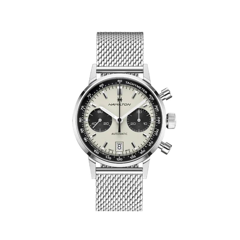 Women's Chronograph Watches with Heart Rate Monitoring-Hamilton American Classic Intra-Matic Auto Chrono