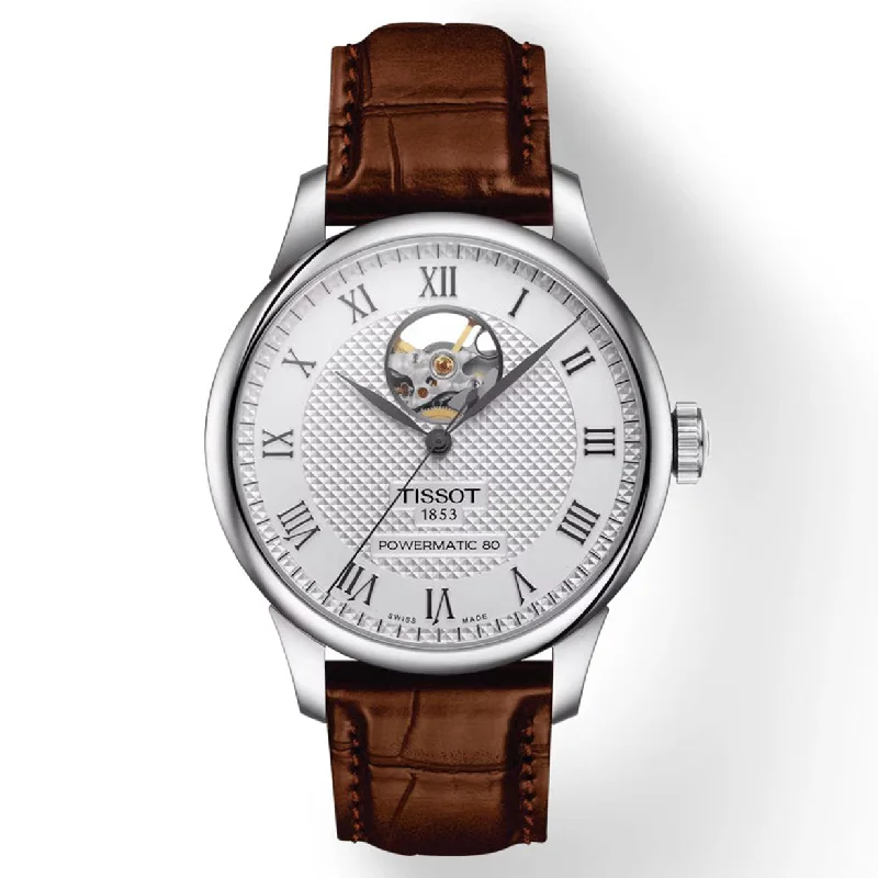 Women's Heritage Watches for Military Personnel-Tissot T-Classic Silver Dial Men 39.3mm