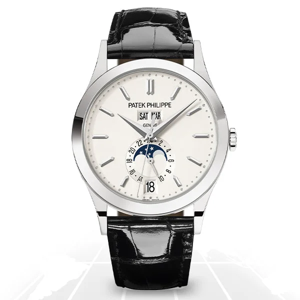 Men's Patek Philippe Watches with Limited Editions-Patek Philippe	Complications Annual Calendar Moon Phase	5396G-011