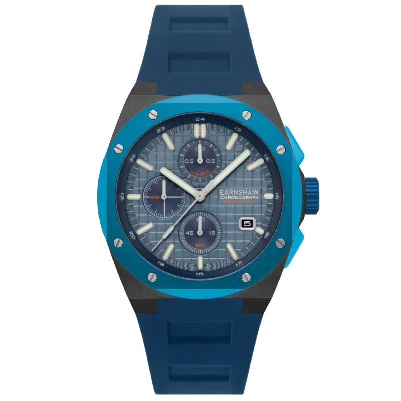 Men's Quartz Dress Watches for Everyday Wear-Thomas Earnshaw Bessemer Chronograph Watch ES-8254-03