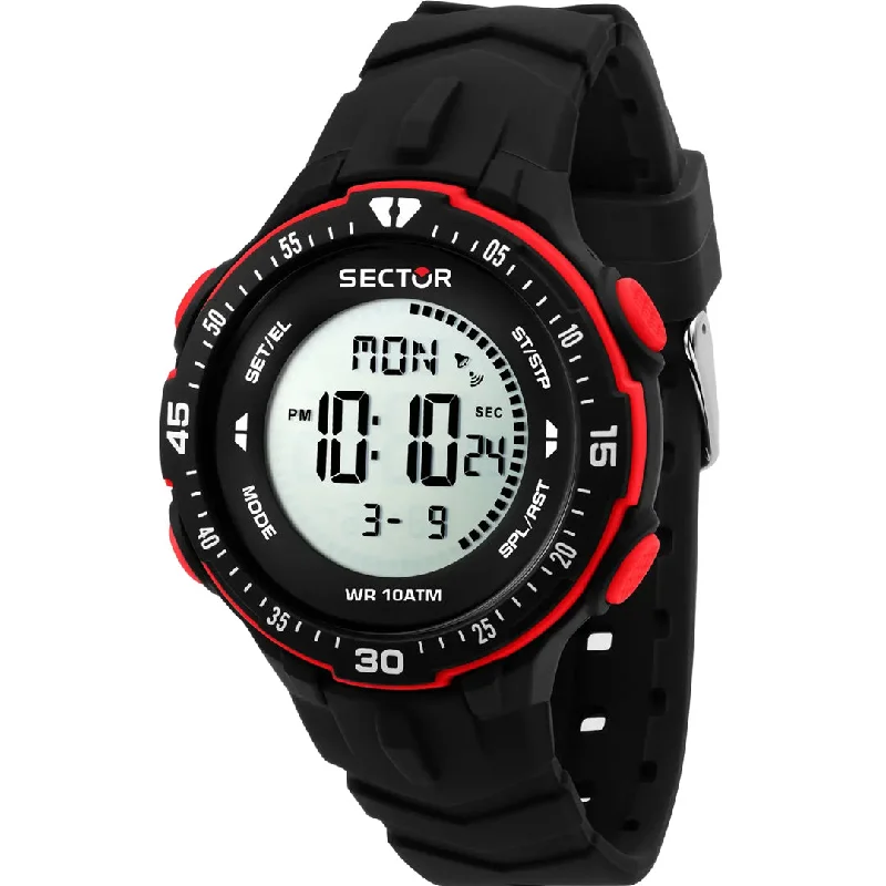 Men's Quartz Watches with Classic Design-SECTOR, DIGITAL EX-26