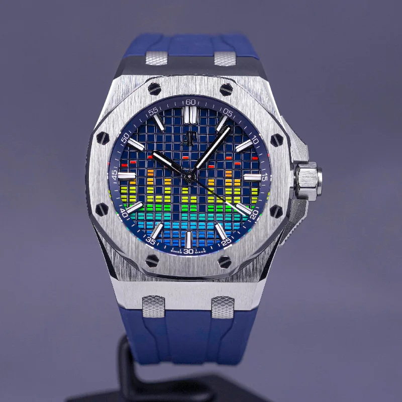 Men's Audemars Piguet Elegant Design Watches-ROYAL OAK OFFSHORE 43MM TITANIUM MUSIC EDITION (2022)