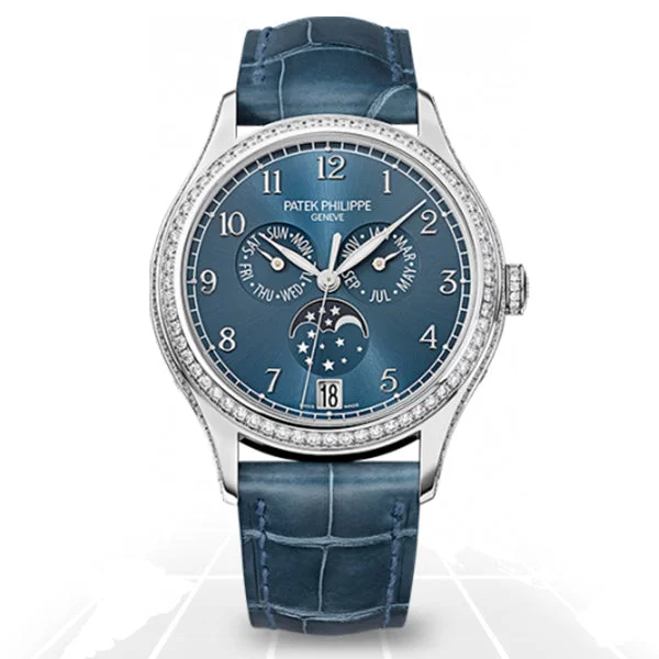 Men's Patek Philippe Watches with Heart Rate Monitoring-Patek Philippe	Complications Annual Calendar Moonphase	4947G-001