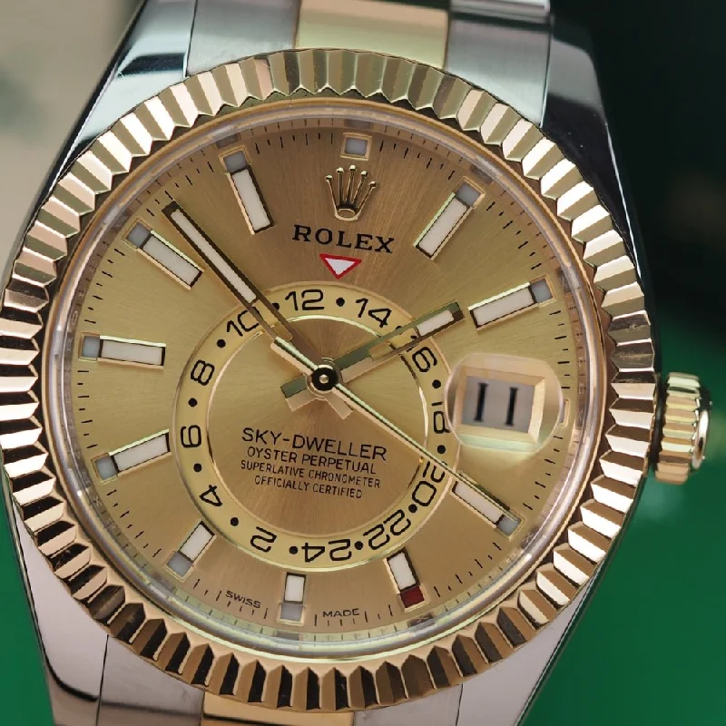 Women's Rolex Digital Style Watches-Rolex Sky-Dweller 326933 (2019)