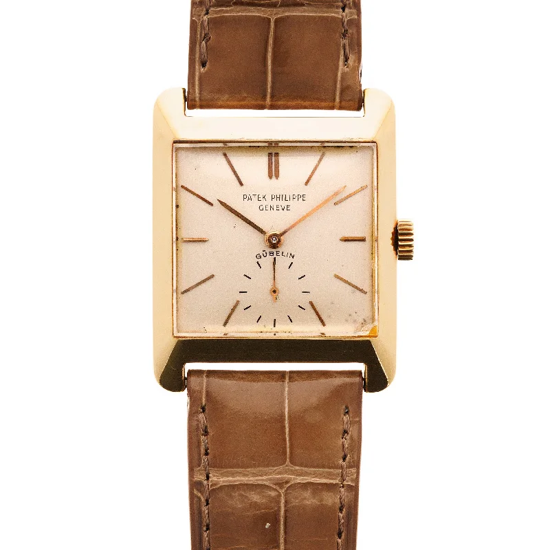 Men's Patek Philippe Watches with Advanced Navigation-Patek Philippe Yellow Gold Watch Ref. 2488 Retailed by Gubelin