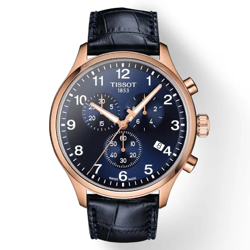 Women's Heritage Watches for Birthday Gifts-Tissot T-Sport Blue Dial Men 45mm