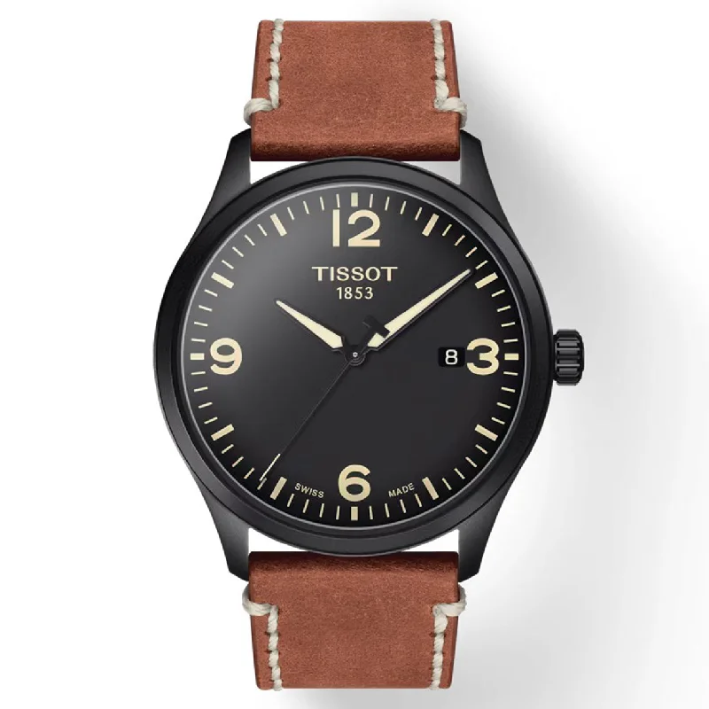 Women's Heritage Watches with Anniversary Edition-Tissot T-Sport Black Dial Men 42mm