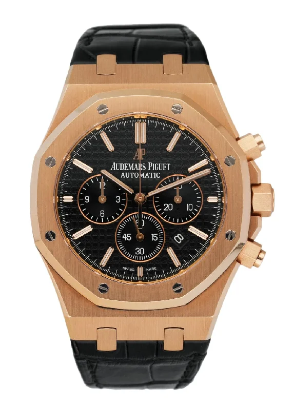 Men's Audemars Piguet Kinetic Design Watches-Audemars Piguet Royal Oak 26320OR 18K Rose Gold Chronograph Mens Watch